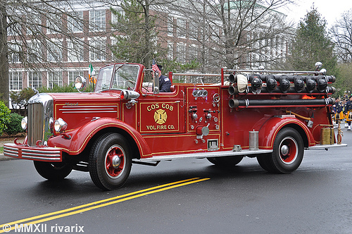 Engine 23 is a 1947 Mack pumper.